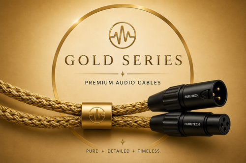 VaultTone Audio Gold Series XLR Interconnects with Furutech FP-701M(G) and FP-702F(G) connectors